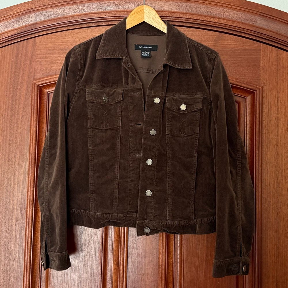 Vintage Calvin Klein Brown Corduroy Jacket